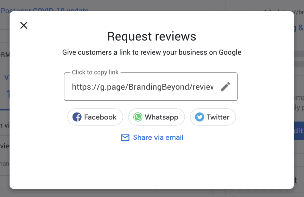this is a Google Review link for Brandingbeyond.com